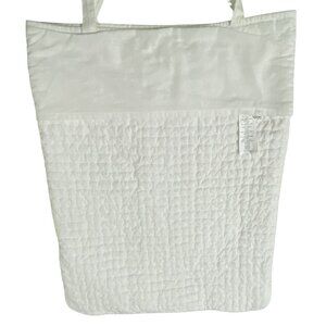 Pottery Barn Pickstitch Standard White Pillow Cover with Ties Farmhouse Bohemian